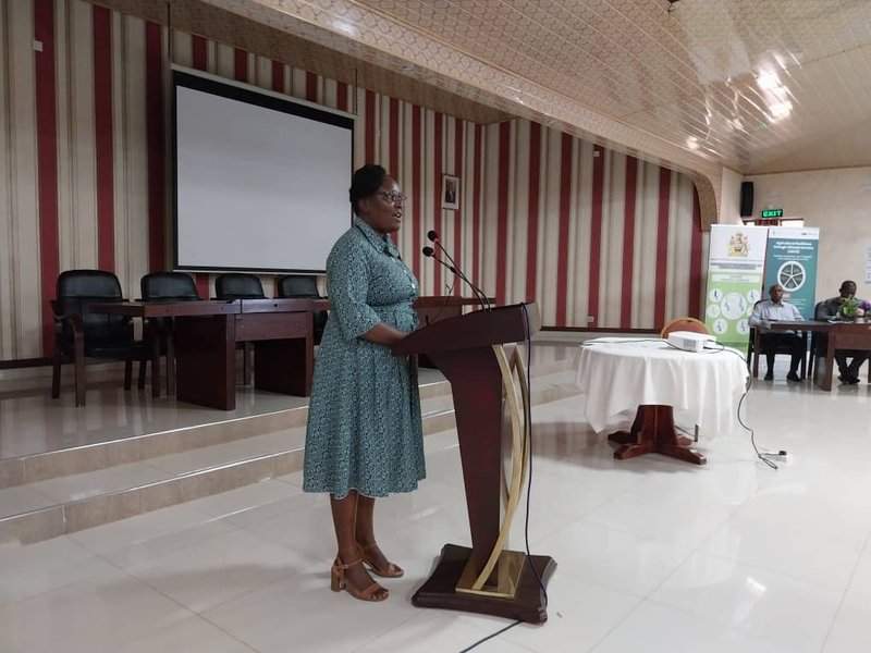 Dr Lucy Mtilatila, the Director of DCCMS, during the release of the forecast.